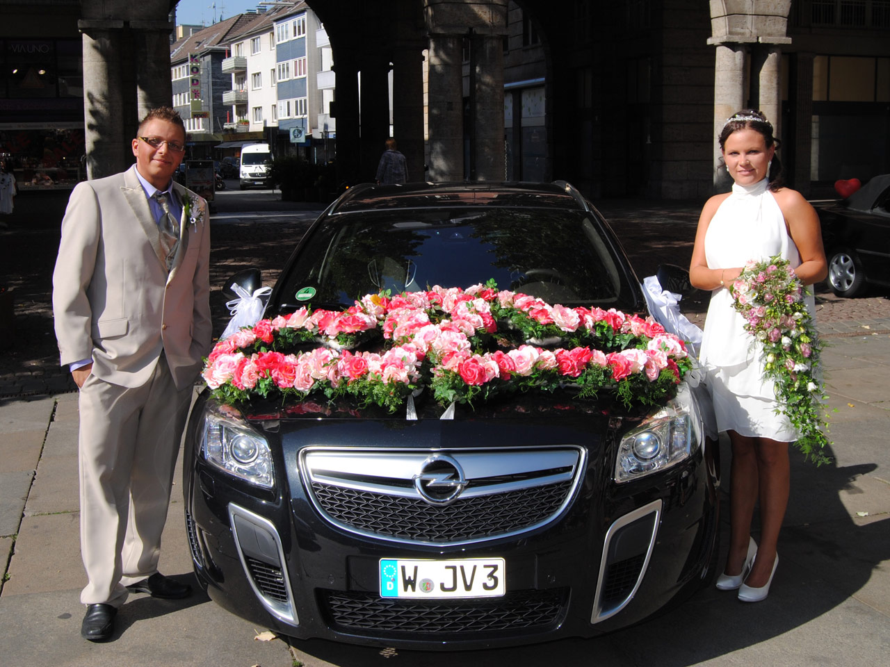 Blumen Sanders - Hochzeit - Autodeko