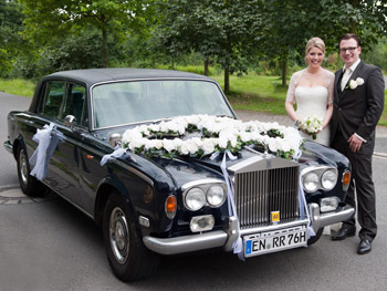 Hochzeit Autodeko